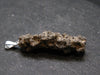 Fulgurite Lightning Rock Silver Pendant From USA - 1.5" - 1.45 Grams