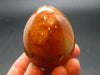 Carnelian Agate Egg From Madagascar - 1.8"