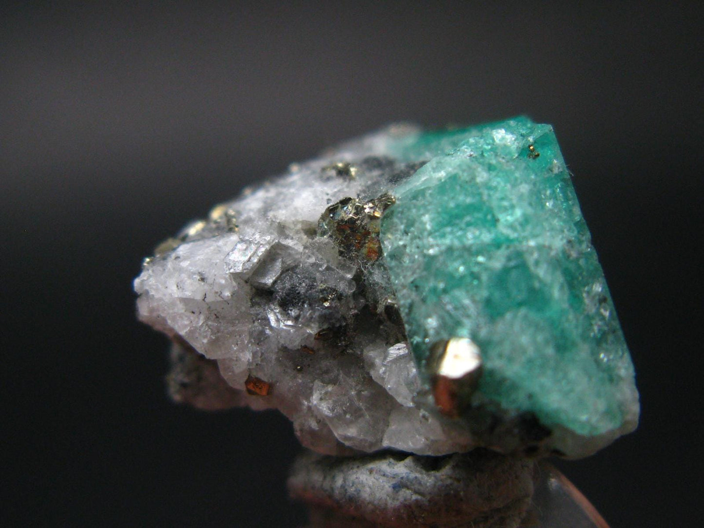 Emerald Beryl Crystal On Matrix From Colombia - 0.9"- 5.05 Grams