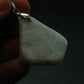 Blue Hemimorphite Silver Pendant From China - 1.9"