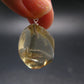 Bytownite Golden Labradorite Silver Pendant From Mexico - 1.2"