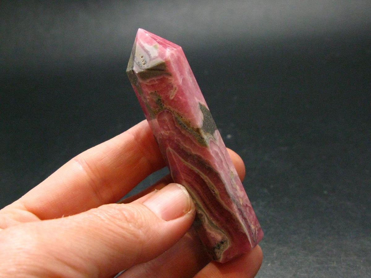 Beautiful Rhodochrosite Obelisk Pyramid from Argentina - 2.8"