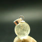 Gem Libyan Desert Glass Tektite Pendant Sterling Silver from Libya - 0.7" - 1.32 Grams