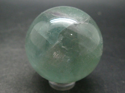 Gem Purple + Green Fluorite Sphere from China - 1.6"