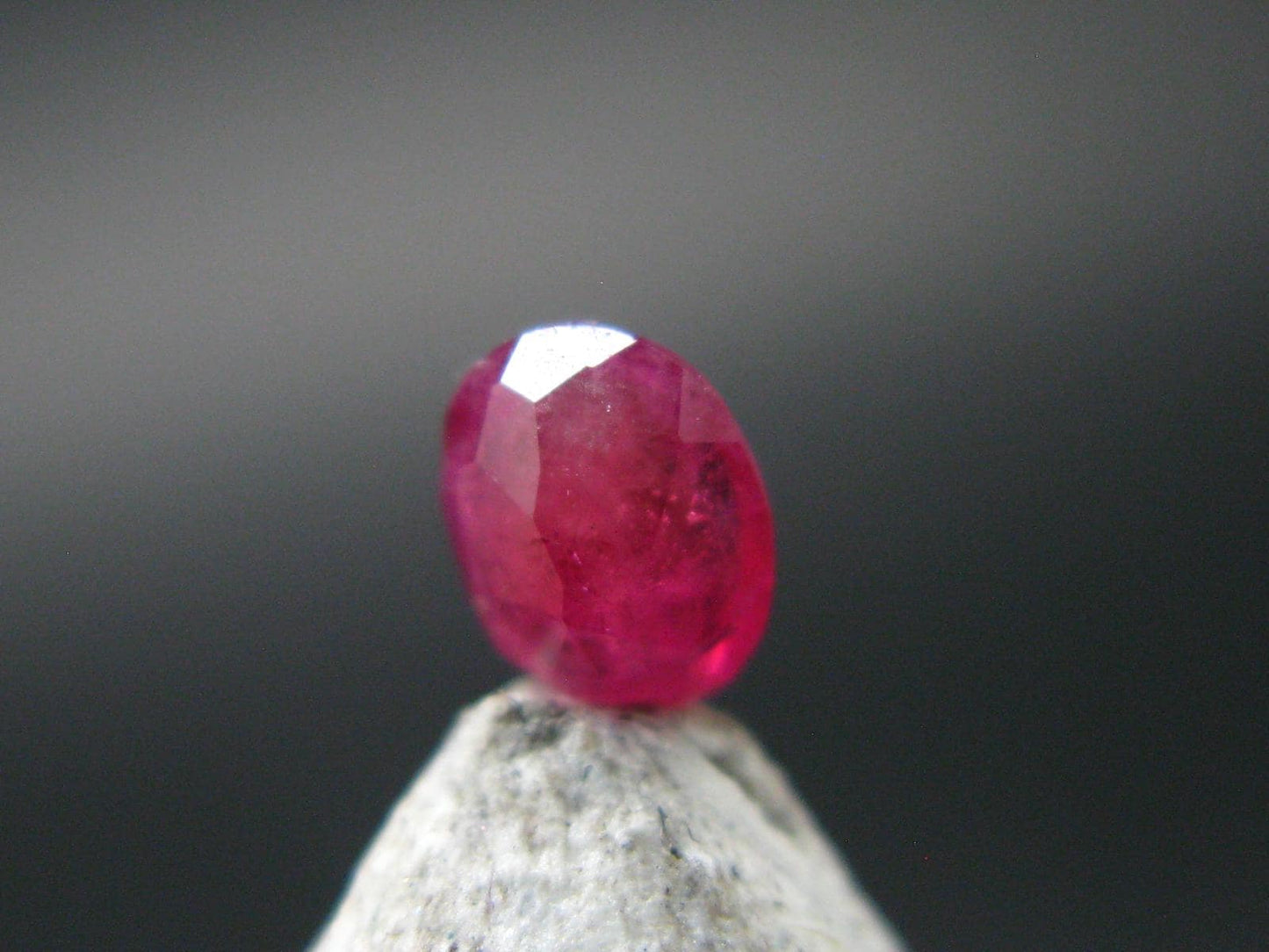 Beautiful Rare Gem Bixbite Red Beryl Emerald Cut Stone From Utah USA - 0.30 Carats - 4.9x4.0mm