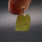 Chrysoberyl Crystal Silver Pendant From Brazil - 2.55 Grams