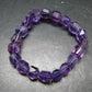 AAA Grade Amethyst Gem Genuine Bracelet ~ 7 Inches ~ 12mm Facetted Beads