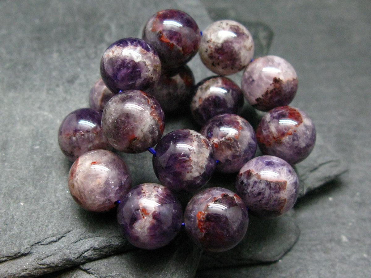 Auralite 23 Genuine Bracelet ~ 7 Inches ~ 12mm Round Beads