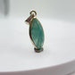 Grandidierite Pendant Marquise Cabochon Blue Green Gemstone Silver Necklace Natural Crystal Jewelry