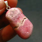Rhodochrosite Sterling Silver Pendant From Argentina - 1.5" - 10.98 Grams