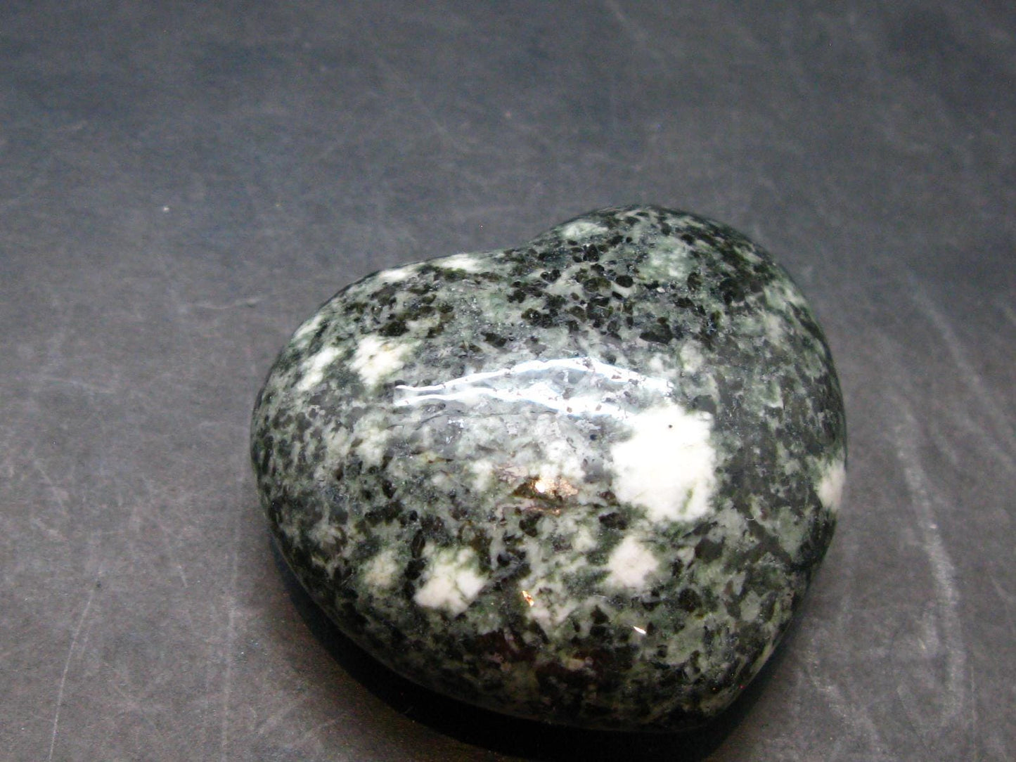 Rare Stonehenge Bluestone Heart From Wales UK - 1.3" - 47.69 Grams