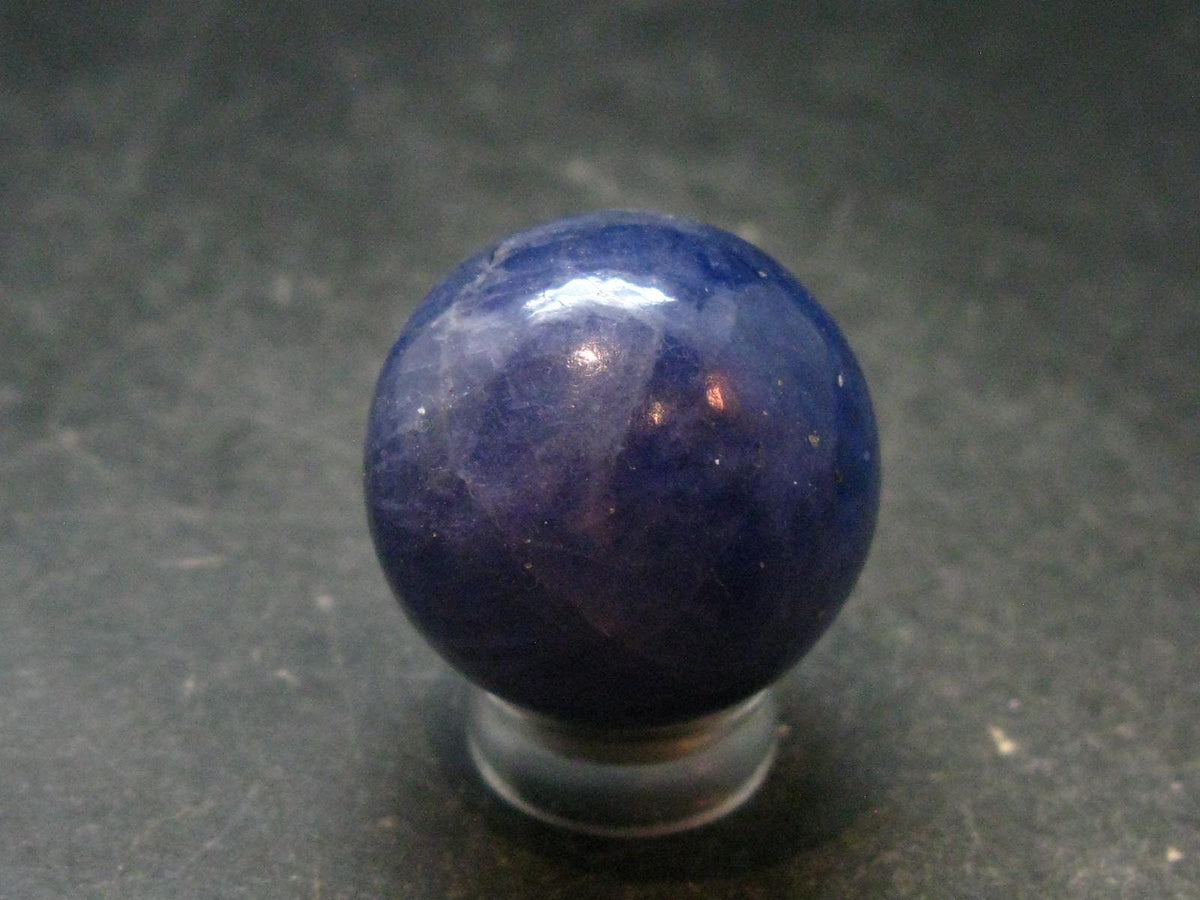 Rare Tanzanite Sphere Ball From Tanzania - 26.36 Grams - 0.9"