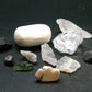 Synergy 12 Set Phenakite Moldavite Natrolite Petalite Danburite Tektite Scolecite Herderite Tanzanite Brookite 66.96 Gr