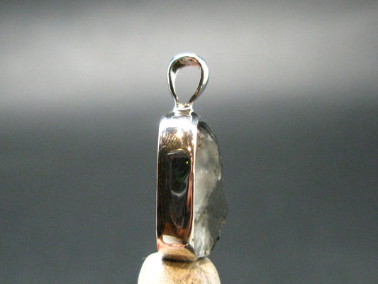 Phenakite Phenacite Crystal Silver Pendant From Brazil - 0.9" - 1.94 Grams