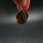 Fire Agate Silver Pendant From Mexico - 1.0" - 2.47 Grams