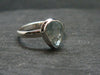 Cute Delicate Genuine Facetted Aquamarine Gem Sterling Silver Ring - Size 8 - 2.91 Grams