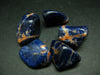 Lot of 5 sunset Sodalite ( with sunstone) tumbled stones from Brazil