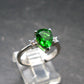 Helenite Gaia Stone Gem Sterling Silver Ring From Washington - Size 6.75 - 2.0 Carats