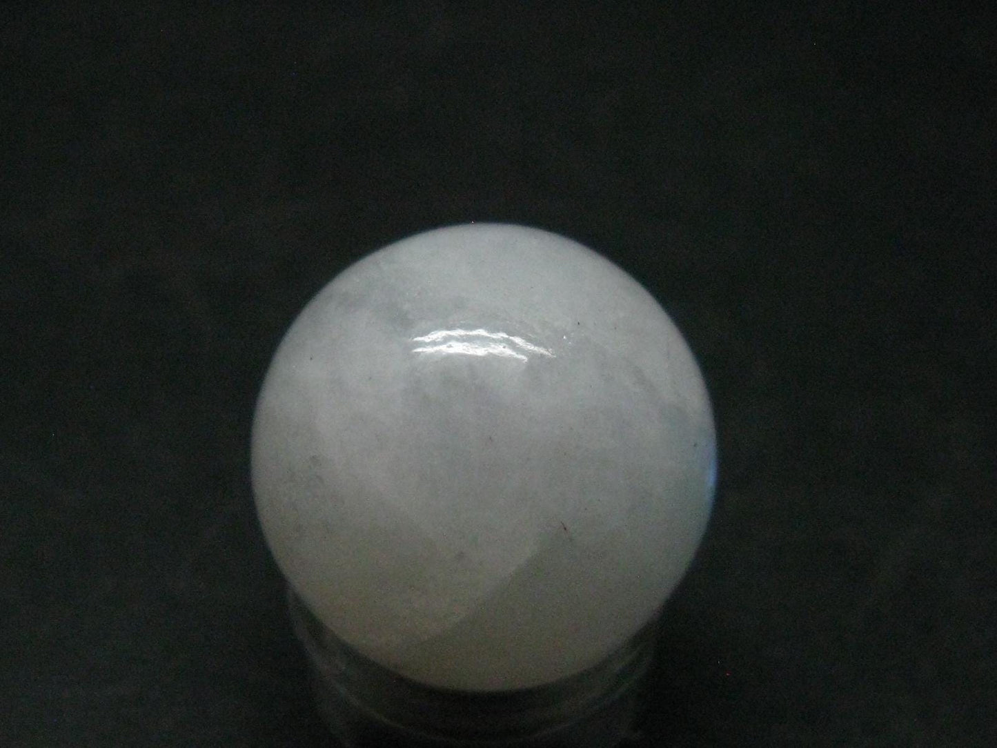 Gem Moonstone Sphere from India - 0.7" - 9.8 Grams