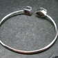 Pink Tanzanite Silver Twister Bracelet From Tanzania - 5.56 Grams - Adjustable length