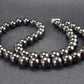 Elite Shungite Necklace with 8mm Round Beads From Russia - 18"