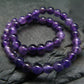Amethyst Genuine Bracelet ~ 7 Inches ~ 4mm Round Beads