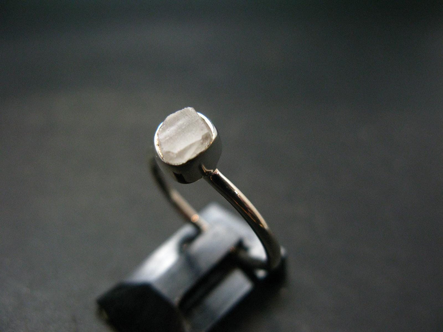 8.85 Carat Phenakite Phenacite Sterling Silver Size 7 Ring from Brazil