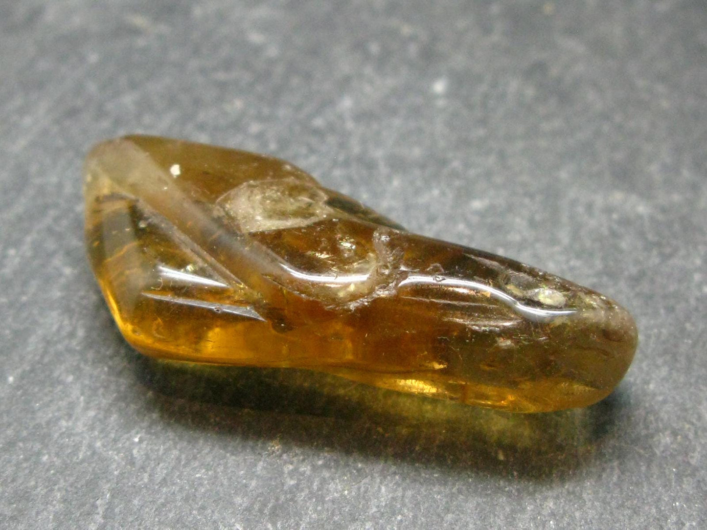 Nice Untreated Unheated Citrine Tumbled Stone from Zambia - 59.30 Carats - 1.7"