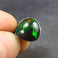 Rare Black Opal Sterling Silver Pendant from Australia - 0.7" - 1.86 Grams