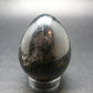 Black Tourmaline Schorl 2.3" Egg From Brazil - 201.24 Grams