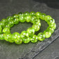 Peridot Genuine Bracelet ~ 7 Inches ~ 5.5mm Round Beads