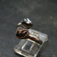 Large Meteorite Campo Del Cielo Sterling Silver Ring From Argentina - 2.73 Grams - Size 9