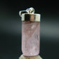 Very Nice Pink Morganite Silver Pendant From Brazil - 1.3" - 4.48 Grams