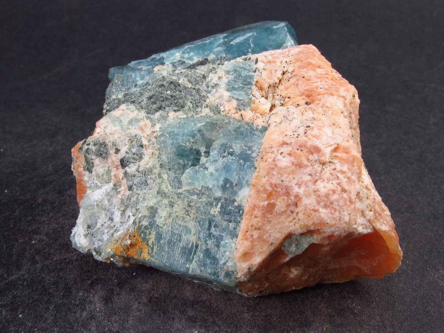 Rare Blue Apatite Cluster from Russia - 1.9" - 69.5 Grams