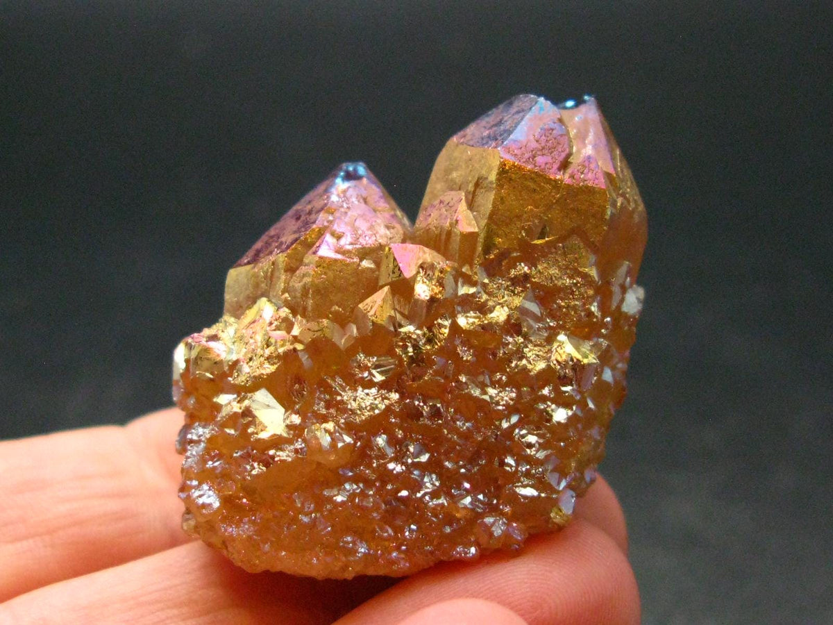 Aura Quartz Cluster From Brazil - 1.3" - 24.40 Grams