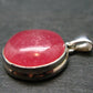 Rare Rhodochrosite Sterling Silver Pendant From Argentina - 1.1" - 7.09 Grams