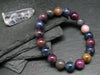 Fancy Color Sapphire Genuine Bracelet ~ 7 Inches ~ 10mm Round Beads