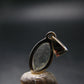 Gem Libyan Desert Glass Tektite Faceted Pendant Sterling Silver from Libya - 1.0" - 2.68 Grams