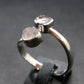 Gray Herderite Silver Ring from Africa - Size 9 - 2.24 Grams