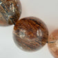 Rutilated Quartz Bracelet – Natural Gemstone Stretch Beaded Jewelry