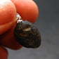 Rare Saffordite Cintamani Stone Pseudotektite Pendant from Arizona USA - 8.05 Carats - 0.8"