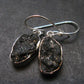 Alexandrite Sterling Silver Earrings from Brazil - 1.2" - 3.64 Grams