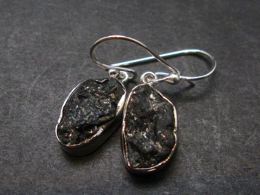 Alexandrite Sterling Silver Earrings from Brazil - 1.2" - 3.64 Grams