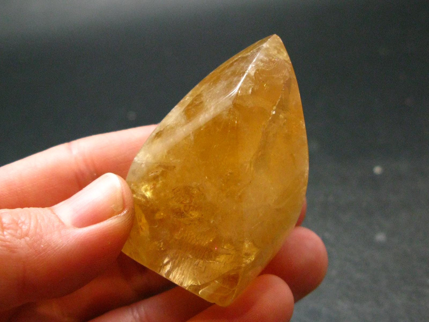 Citrine Unheated Polished Crystal From Brazil - 1.9" - 55.90 Grams