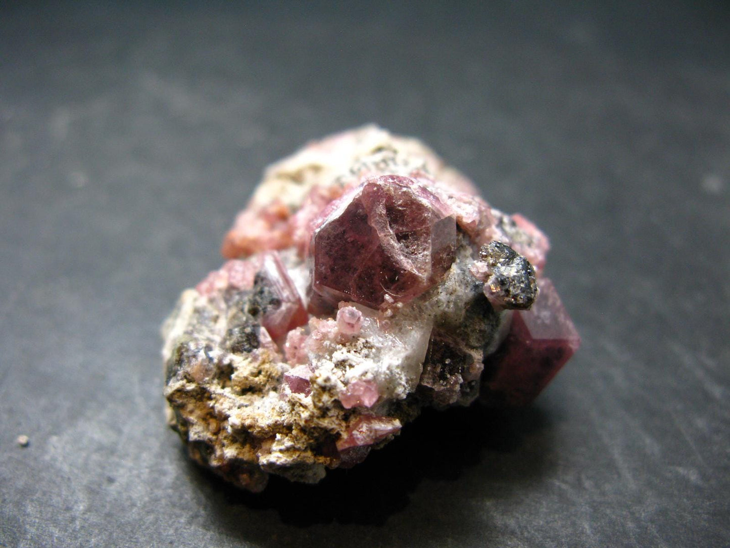 Raspberry Grossular Garnet Cluster From Mexico - 2.1" - 38.75 Grams