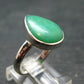 Natural Apple Green Chrysoprase 925 Sterling Silver Ring From Australia - 3.34 Grams - Size 7