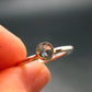 Genuine Facetted Aquamarine Gem Sterling Silver Ring - Size 8 - 1.84 Grams