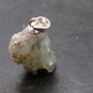 Gray Herderite Silver Pendant from Africa - 0.8" - 2.8 Grams