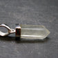 Gem Libyan Desert Glass Tektite Pendant Sterling Silver from Libya - 1.2" - 2.38 Grams