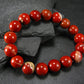 Red Jasper Genuine Bracelet ~ 7 Inches ~ 10mm Round Beads